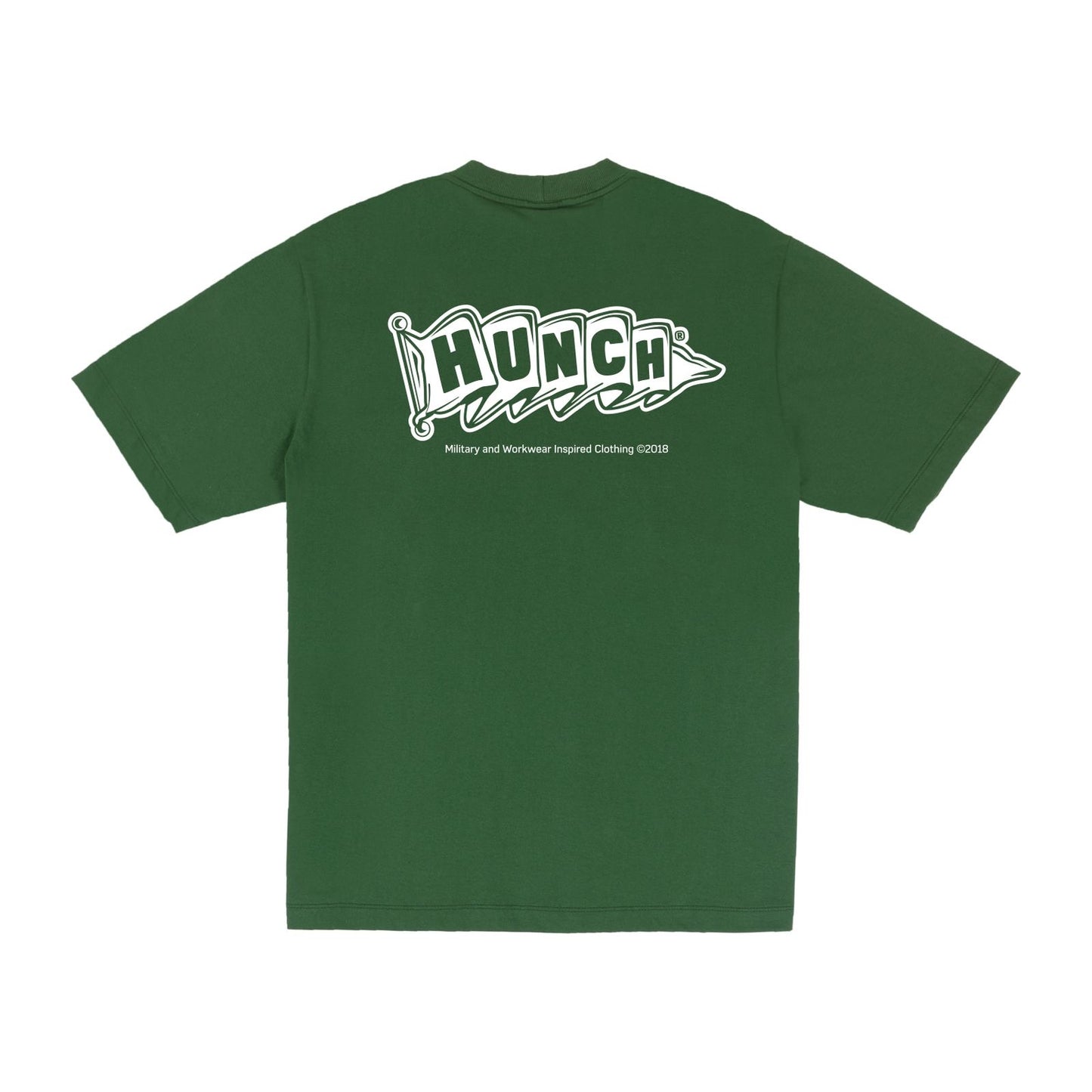 Hunch T-Shirt Flag Military Green