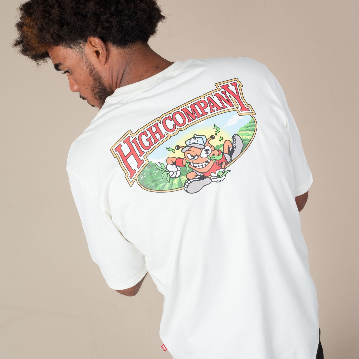 High Company Tee Bug White