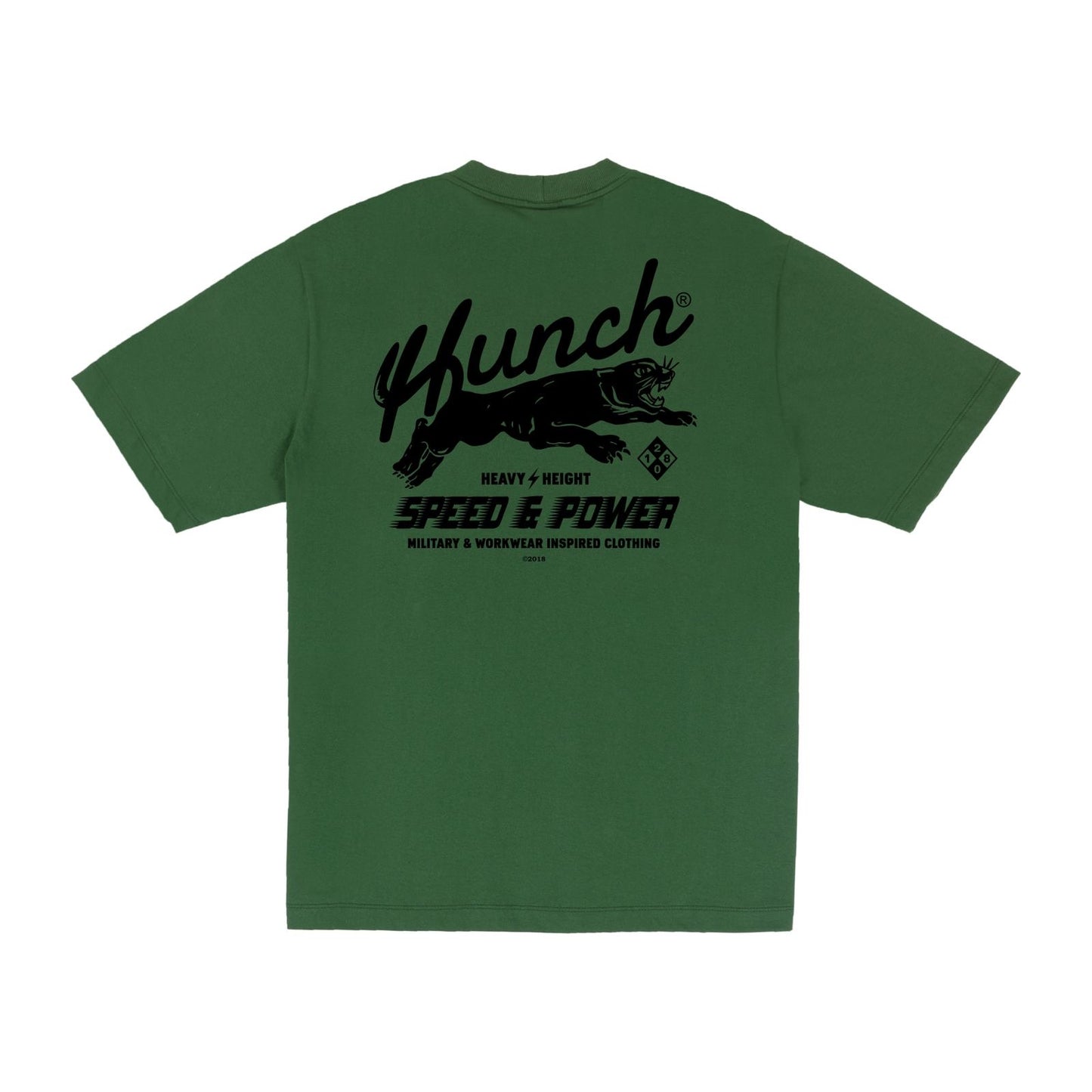 Hunch T-Shirt Panther Military Green