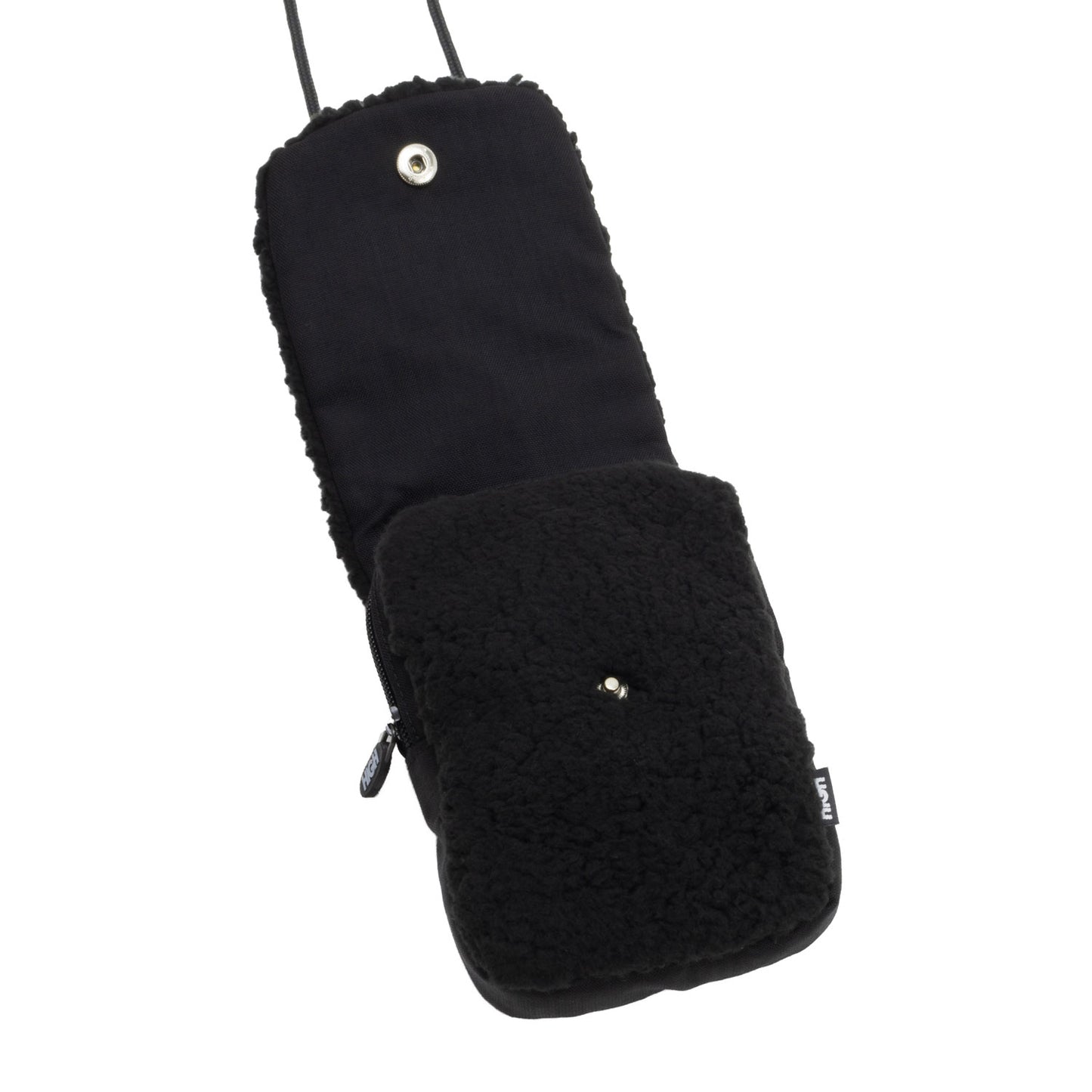 High Company Fleece Wallet Bag Black