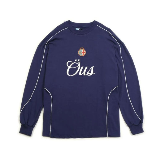 CAMISETA LONGSLEEVE ÖUS JERSEY ESCUDO AZUL