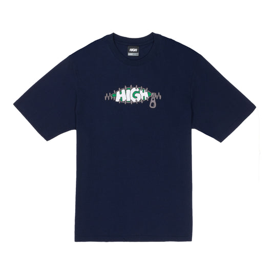 High Company Tee Zipper Navy