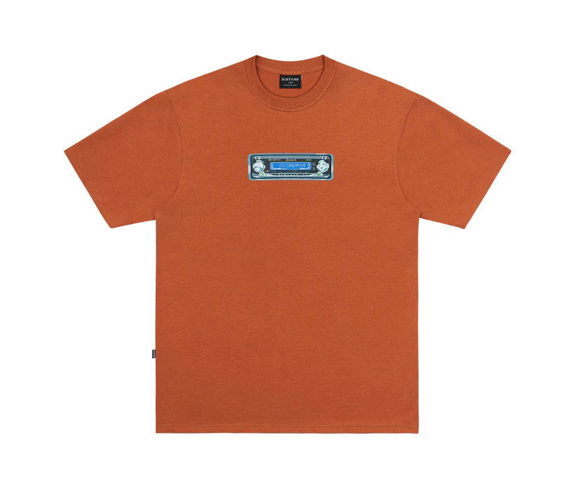 Disturb Music System T-Shirt in Orange