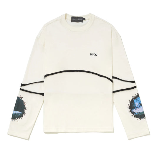 HCQC Rings Longsleeve Off White