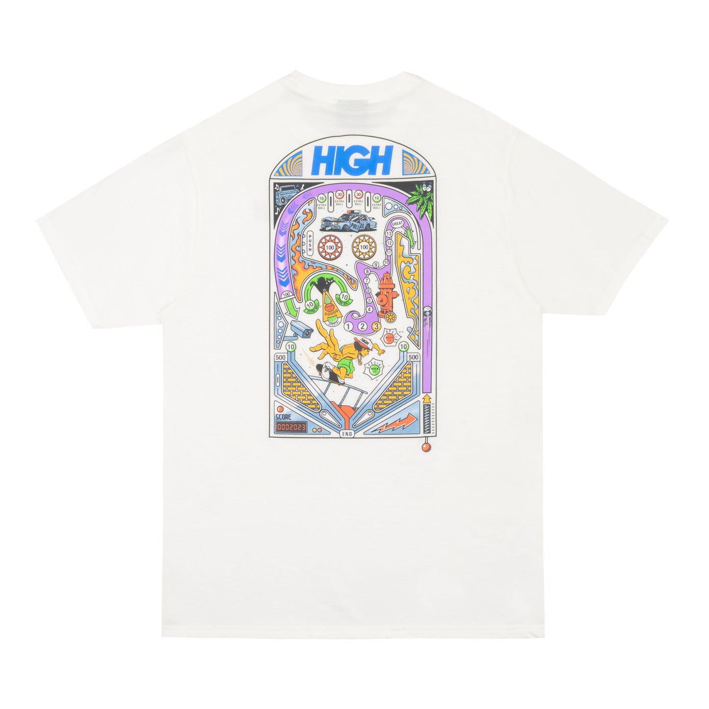 High Company Tee Pinball White