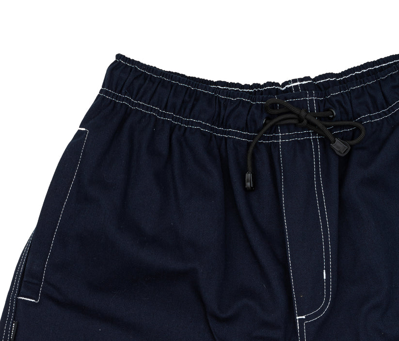 Disturb Contrast Twill Shorts Navy