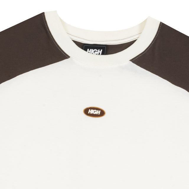 High Company Raglan Tee Brown/White