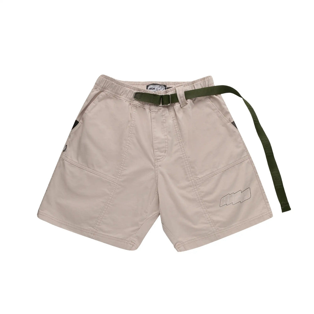 High Company Strap Shorts Hustle Beige