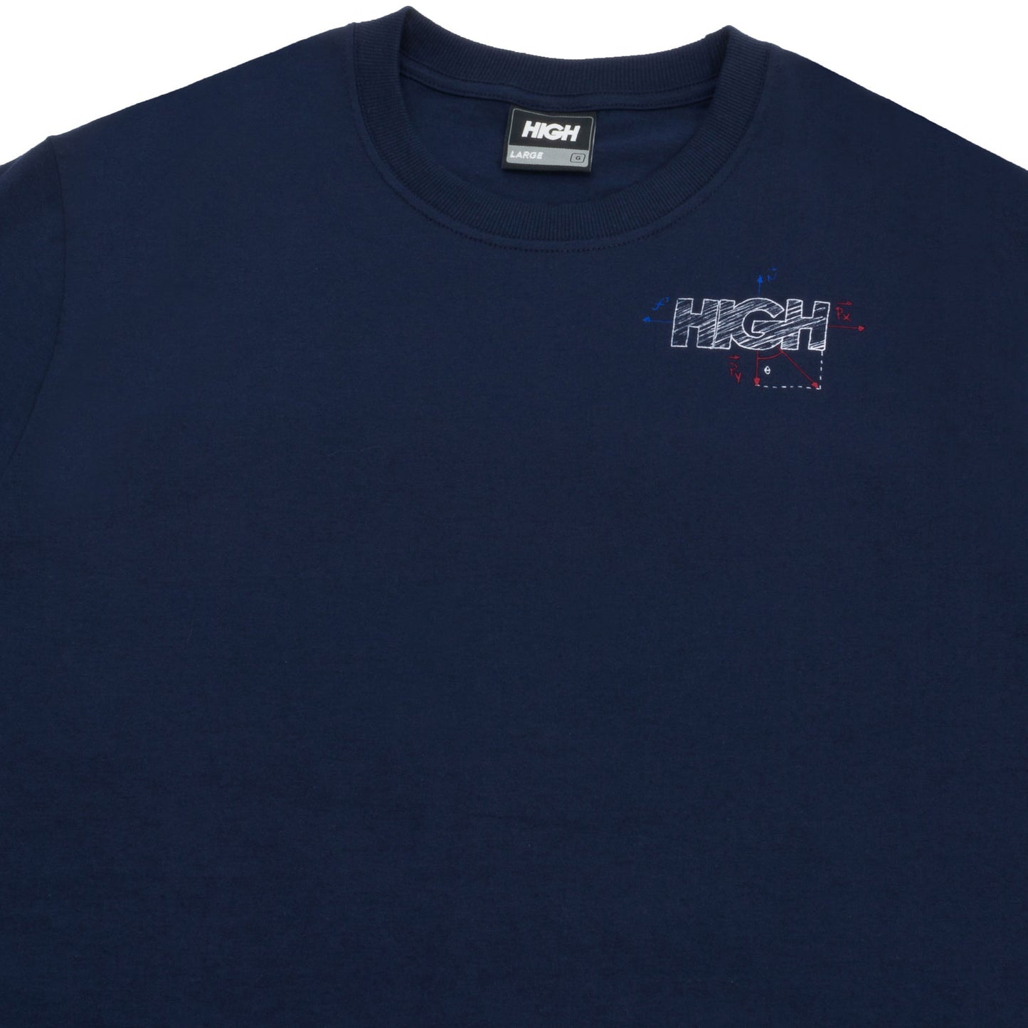 High Company Tee Physics Navy