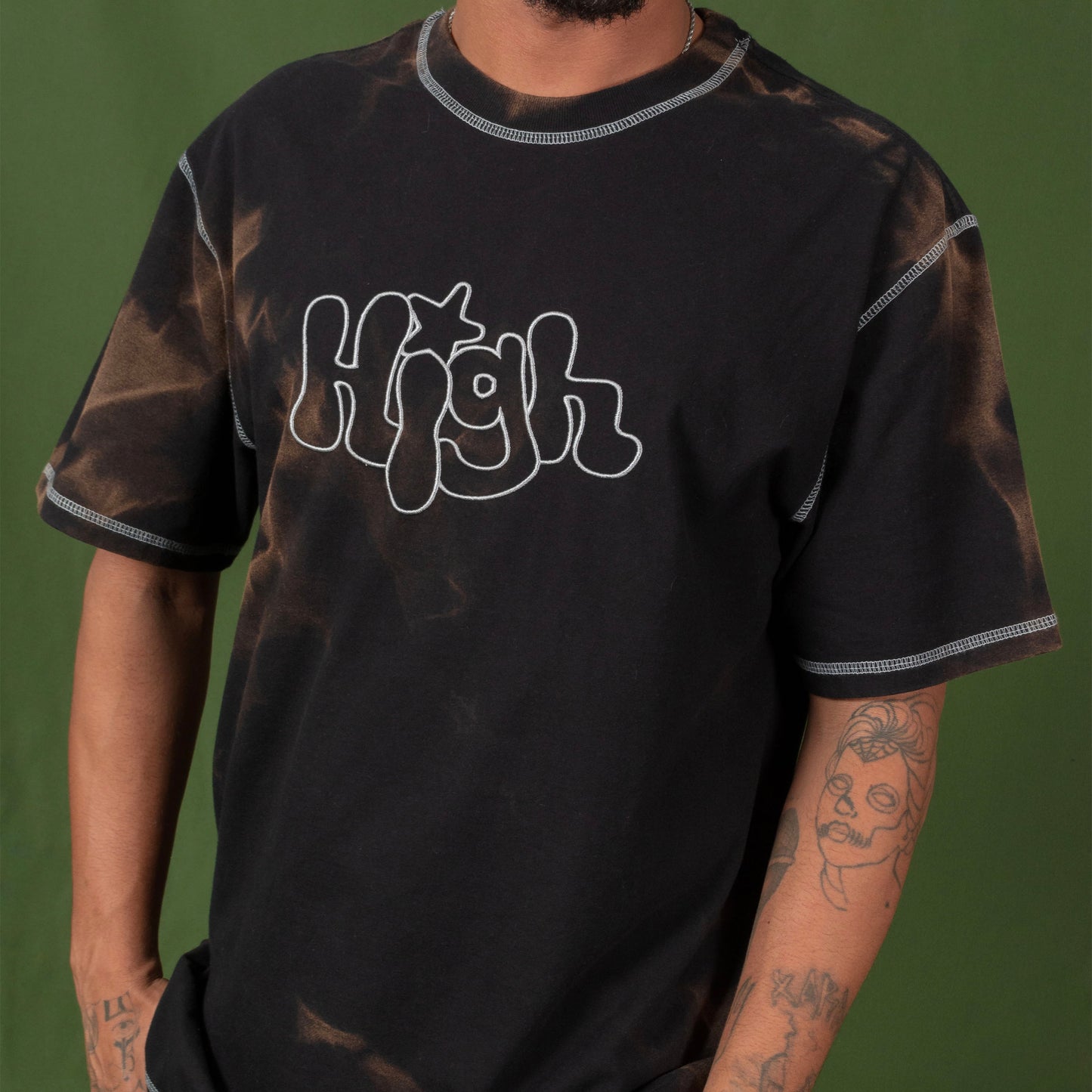 High Company Dyed Tee Bubbly Black 🏷️