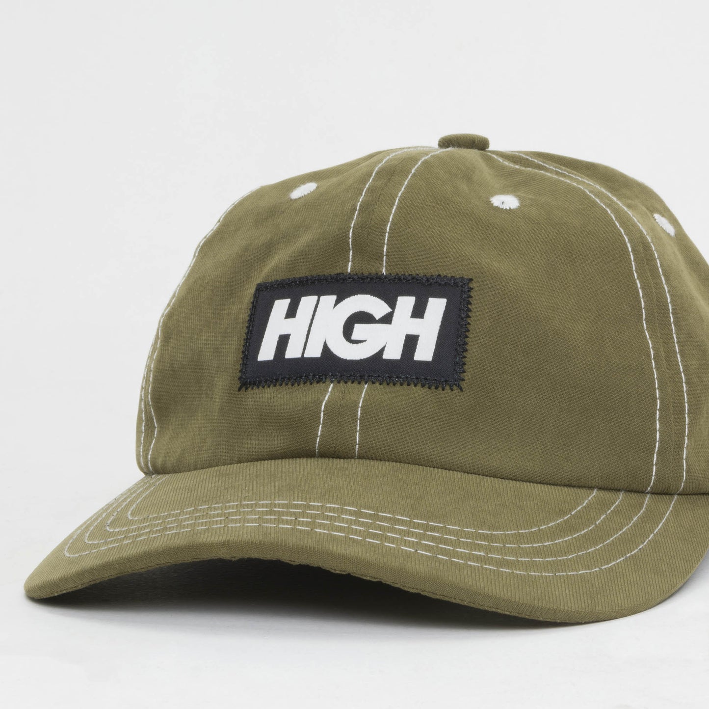 High Company Colored 6 Panel Desert Green