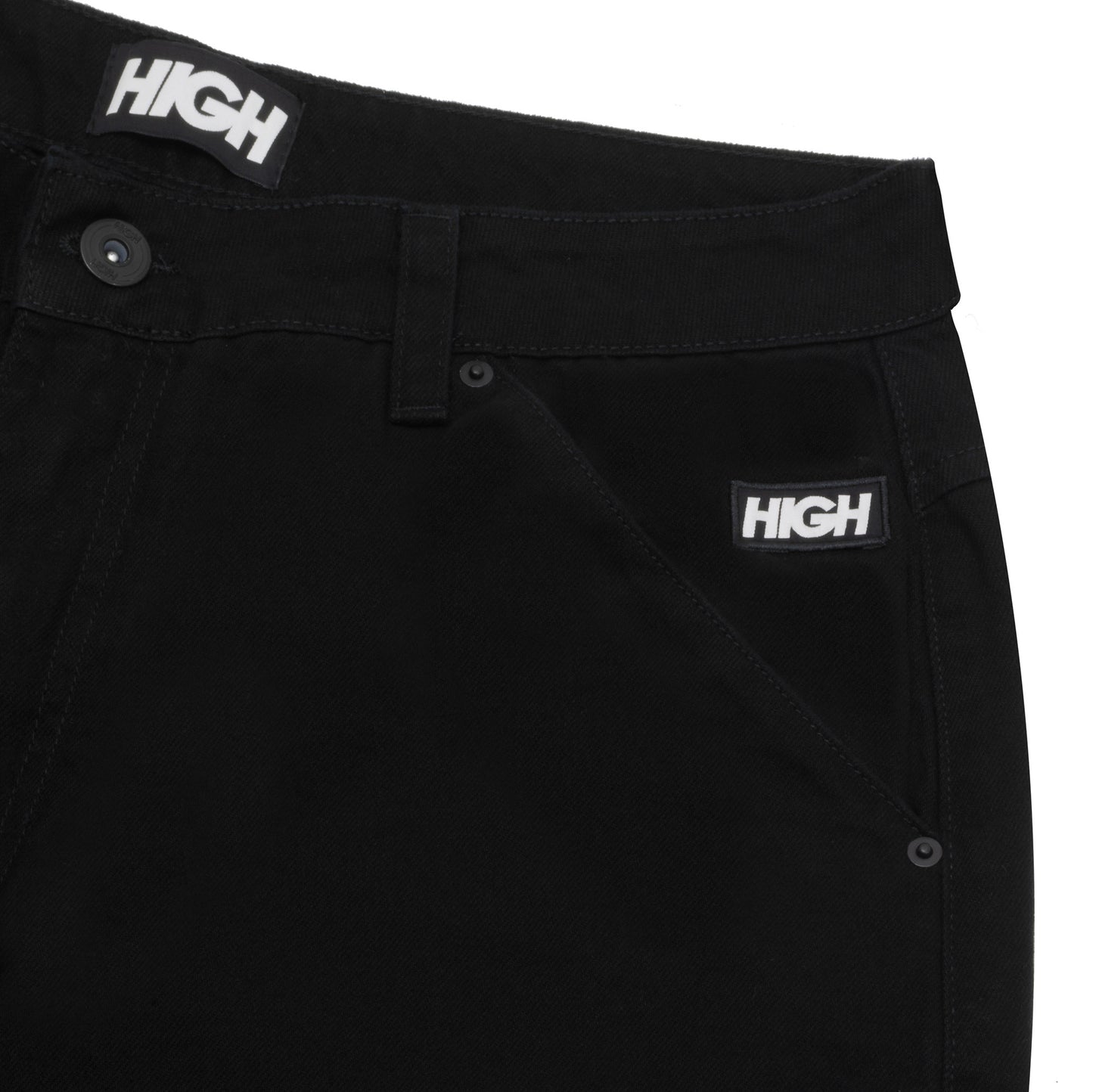 High Company Double Knee 5 Pocket Black