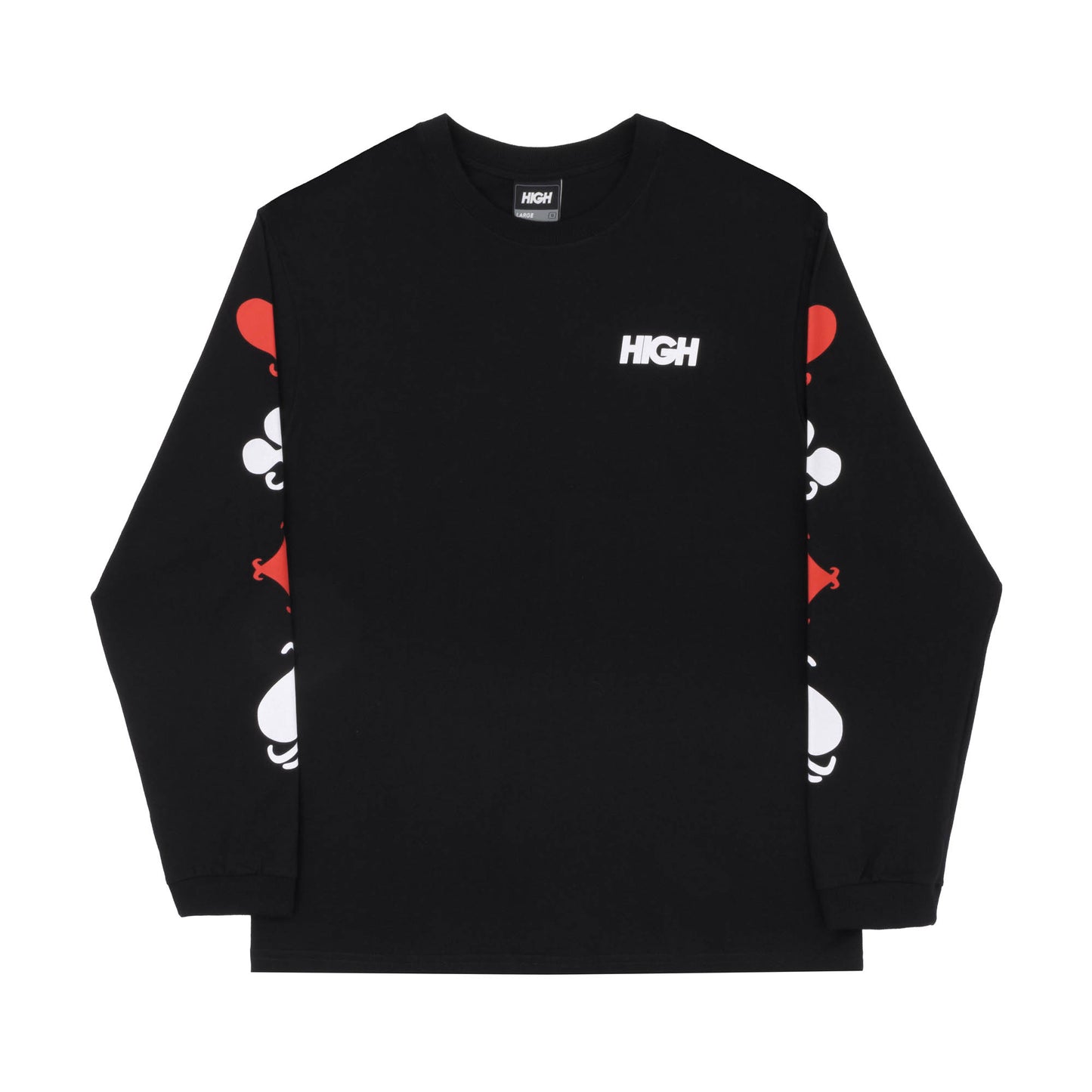 High Company Longsleeve Cards Black