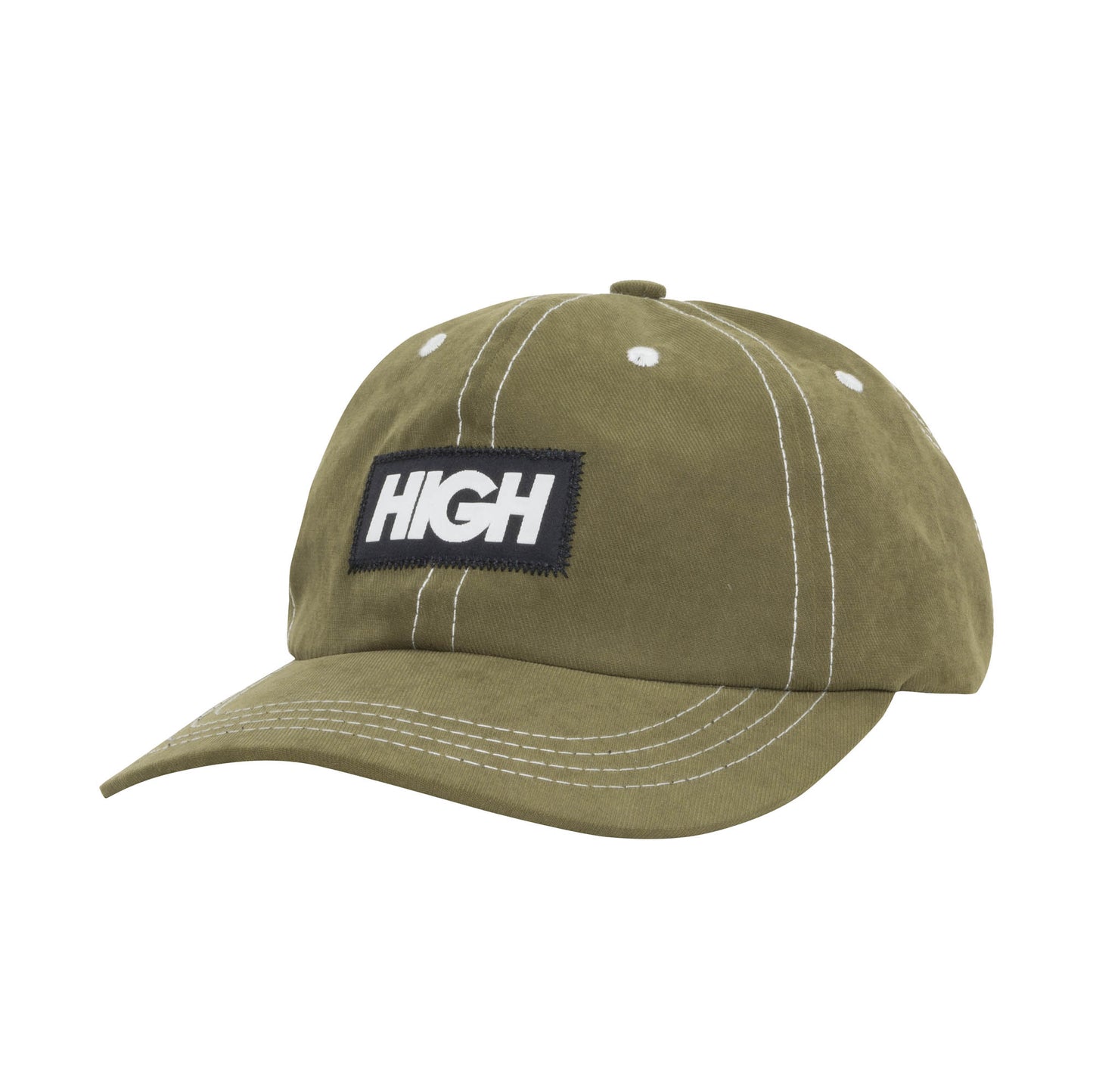 High Company Colored 6 Panel Desert Green