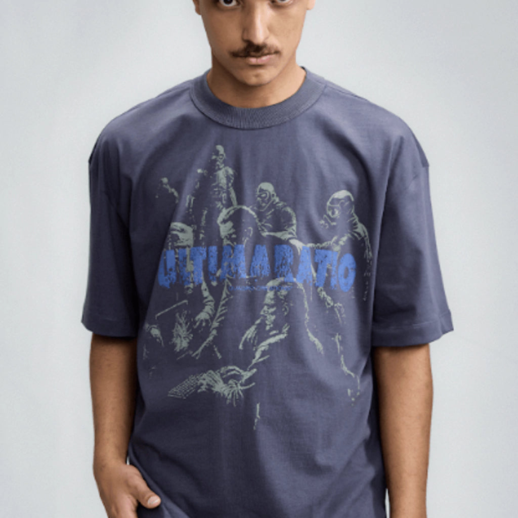 CAMISETA QC RATIO MEN BOXY CINZA