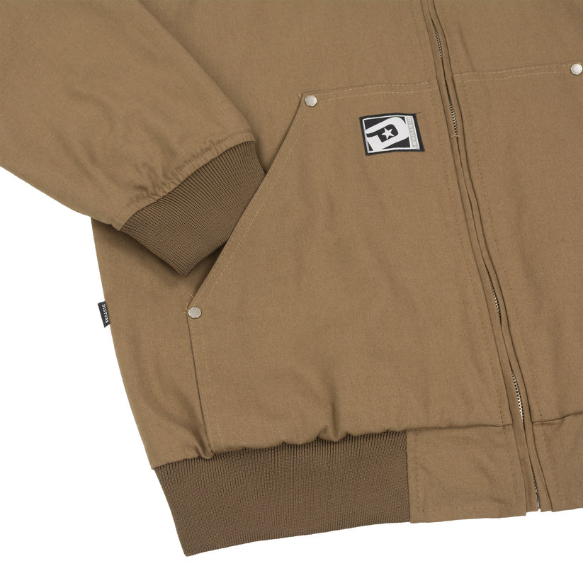 Disturb Inner Plaid Jacket in Beige