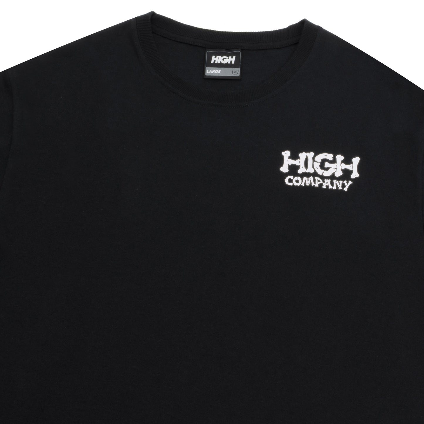 High Company Tee Bones Black