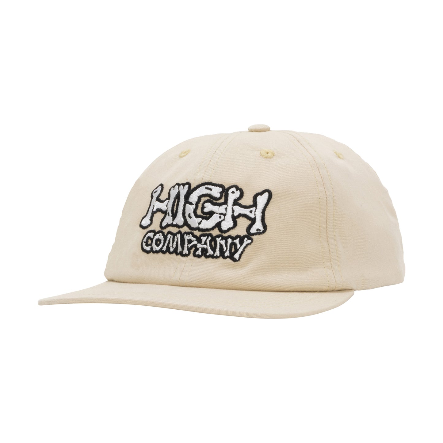 High Company 6 Panel Bones Beige