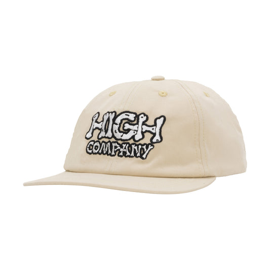 High Company 6 Panel Bones Beige