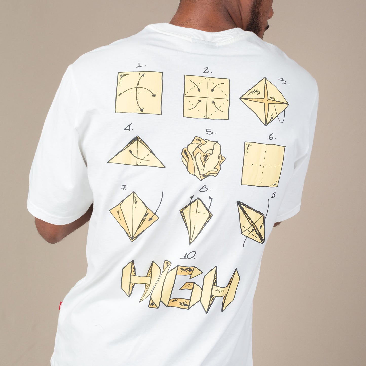 High Company Tee Origami White