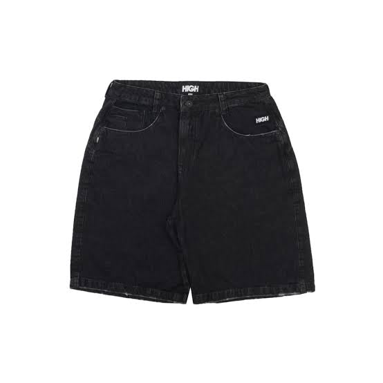 High Company Jeans Shorts Mechatronics Black