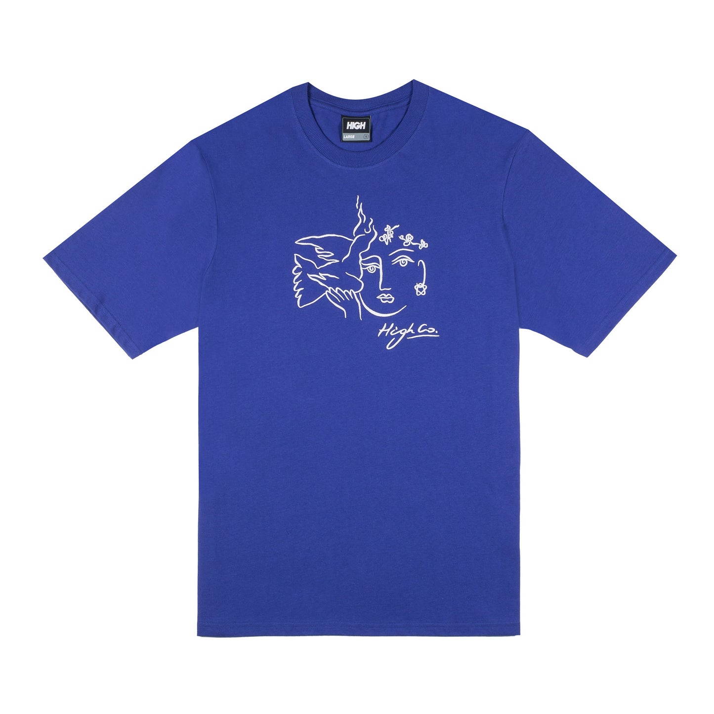 High Company Tee Picasso Blue