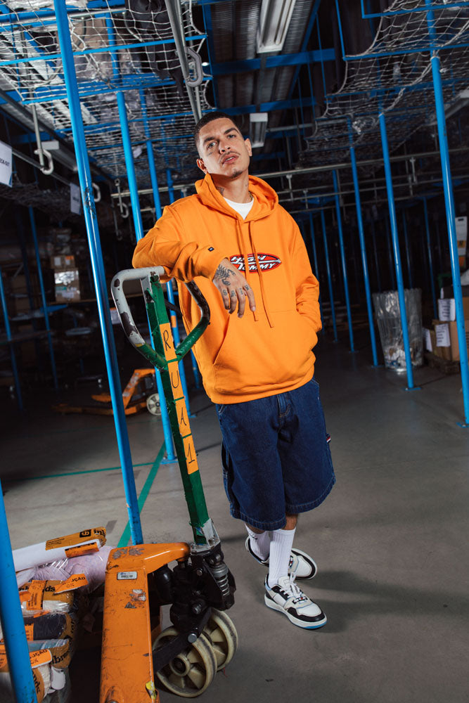 Tommy Jeans x High Company Hoodie Arrow Orange