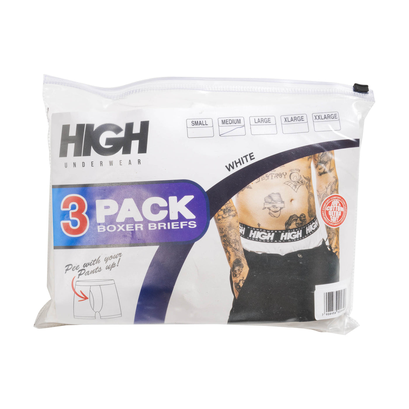 High Company Boxer Shorts White