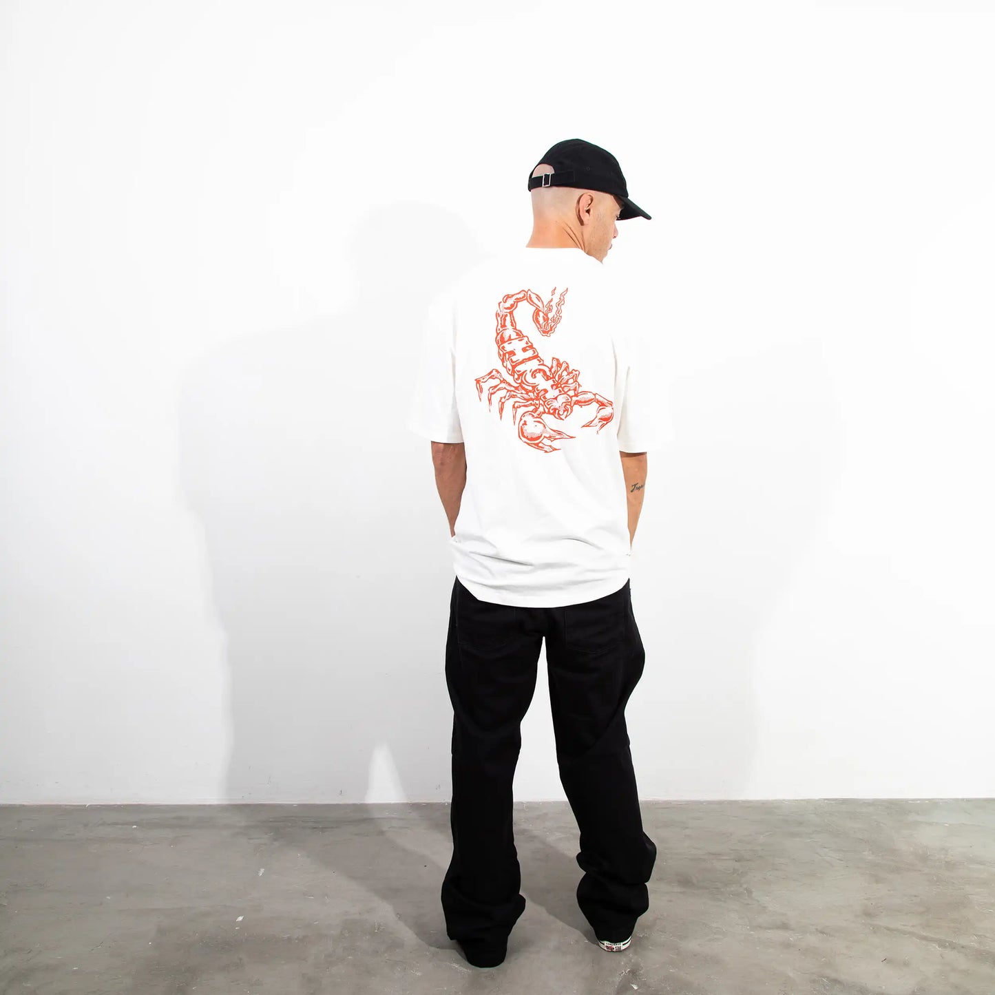 High Company Tee Scorpion White/Red