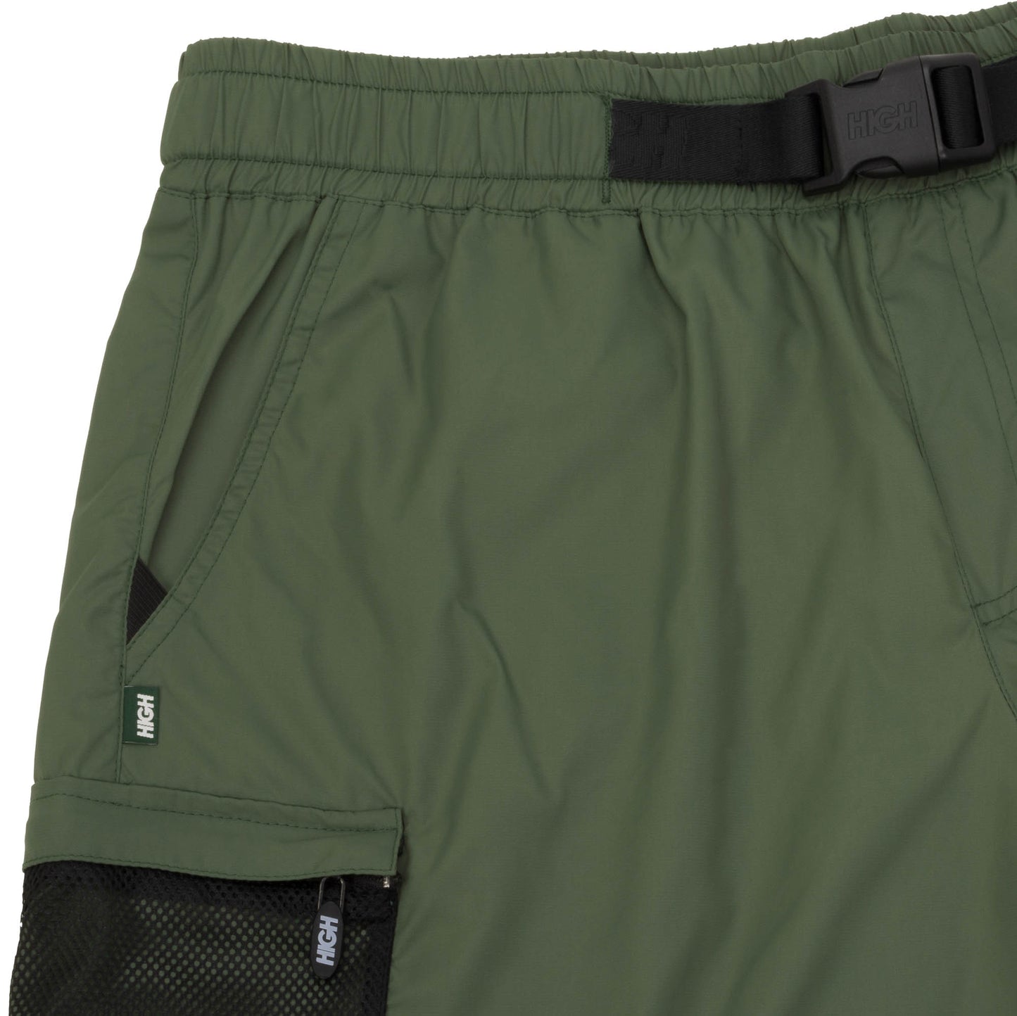 High Company Strapped Cargo Shorts Frontier Green