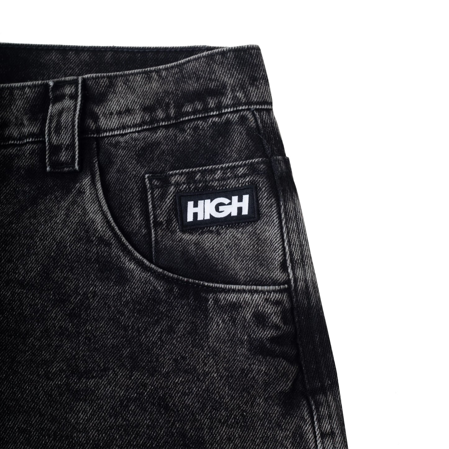 High Company Rust Denim Pants Black