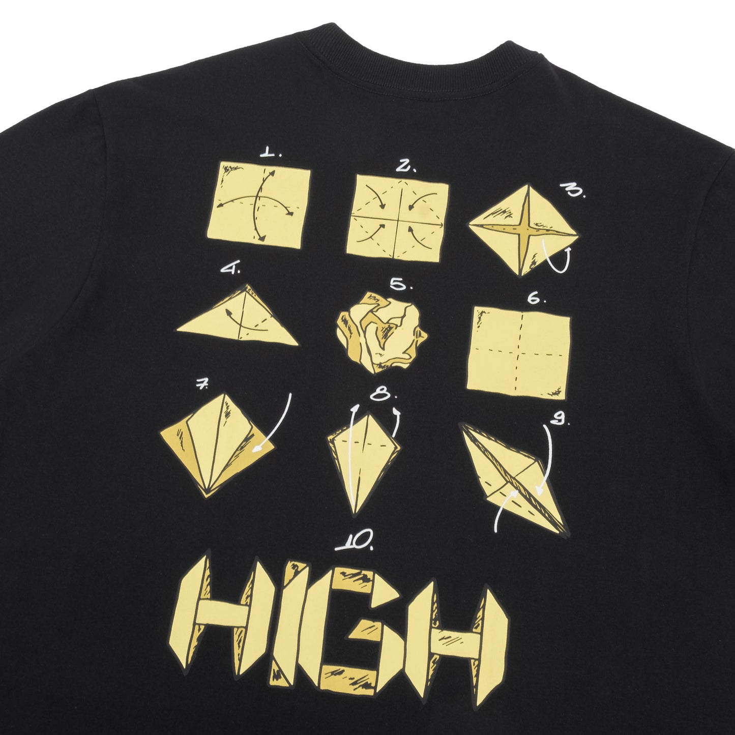 High Company Tee Origami Black