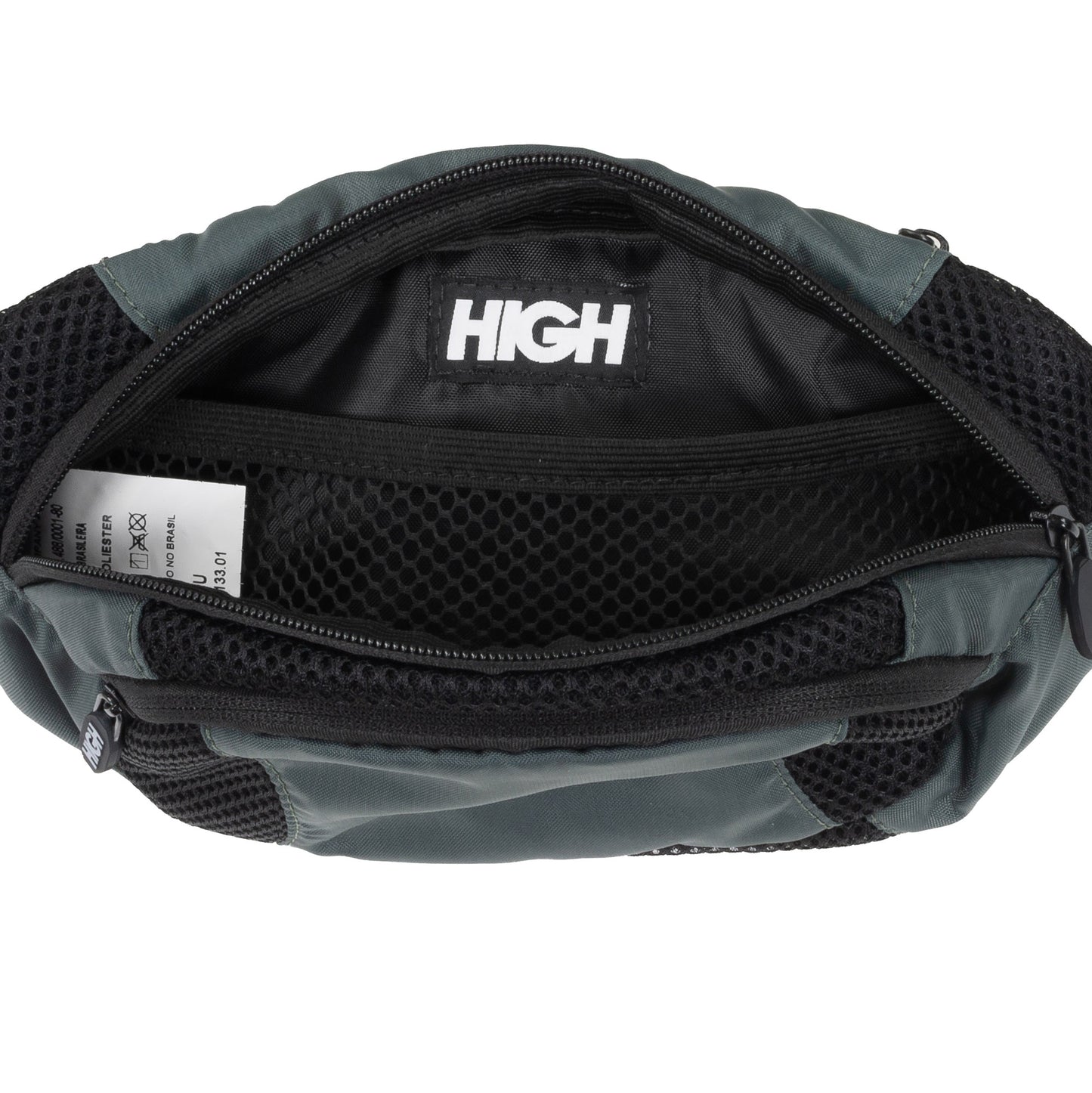 High Company Waist Bag Optical Grey/Black