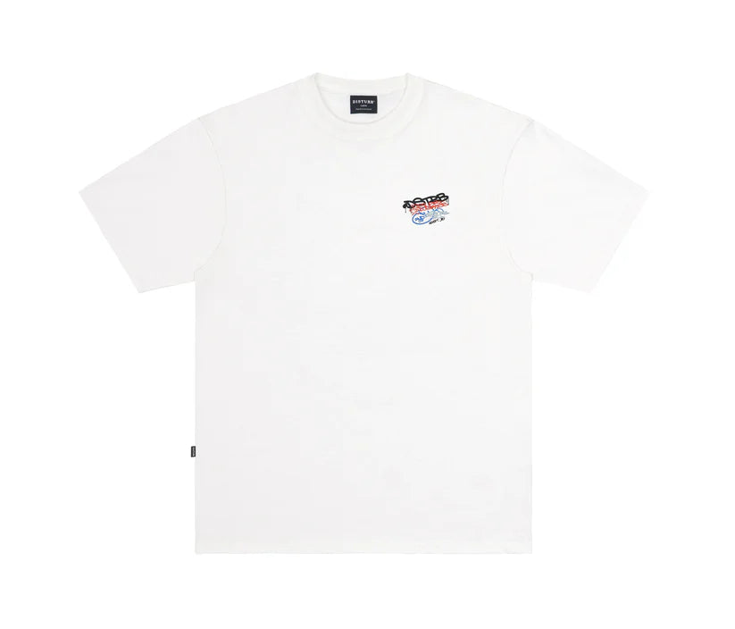 Disturb Essential Markers T-Shirt in Off-White