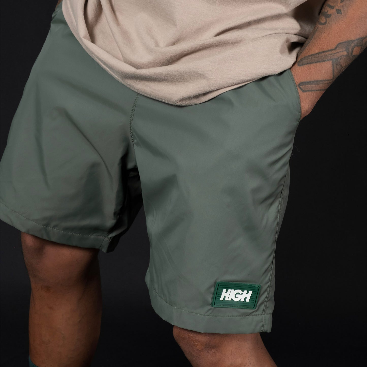 High Company Sportshorts Night Green