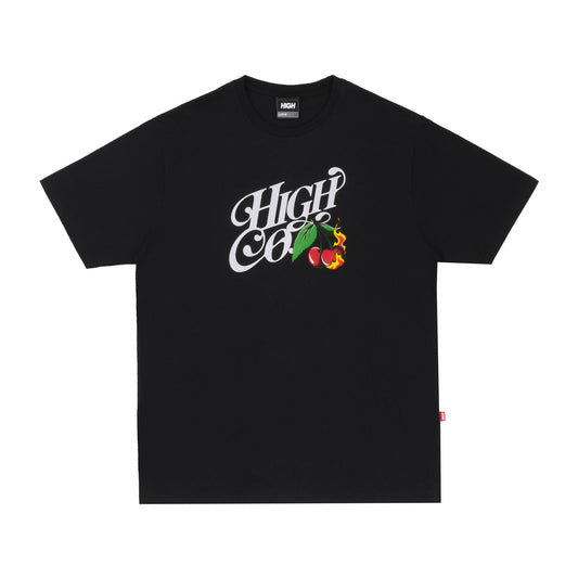 High Company Tee Cherry Black