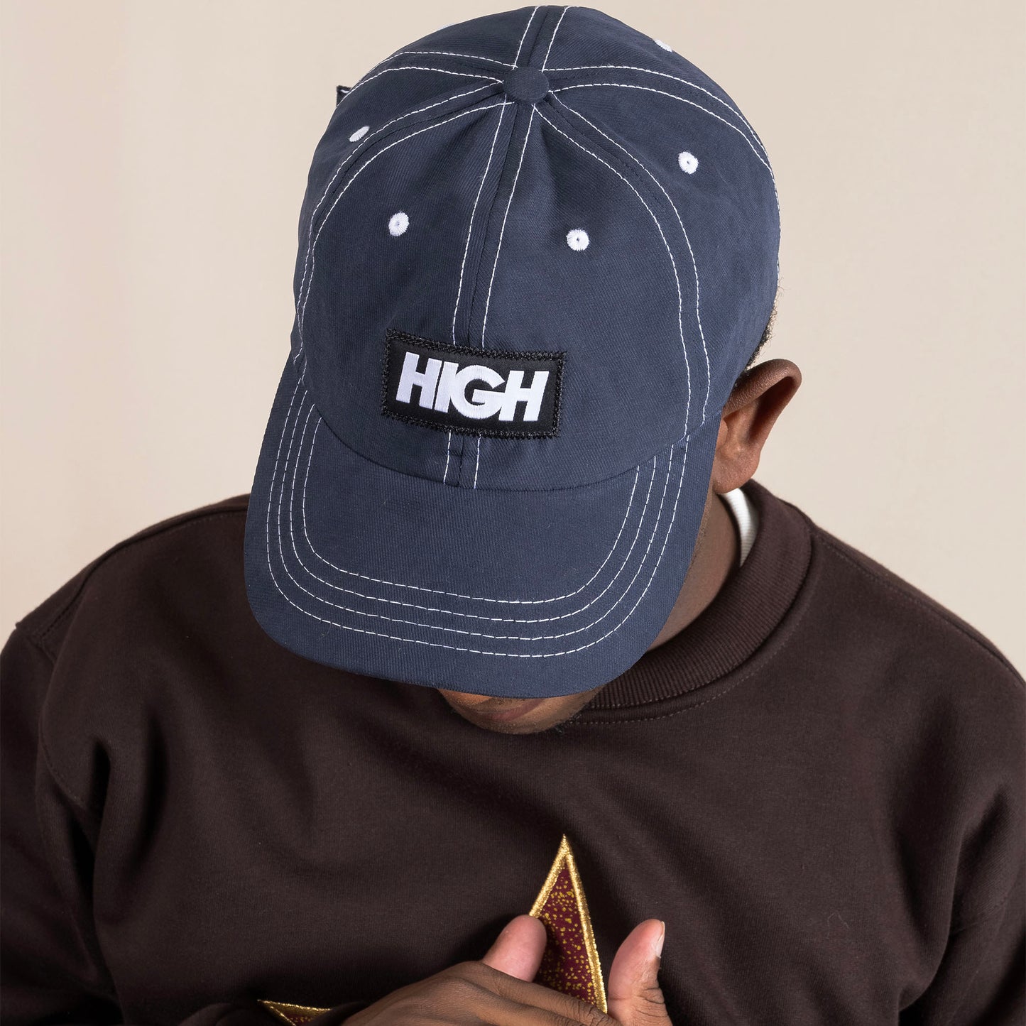 High Company Colored 6 Panel Navy