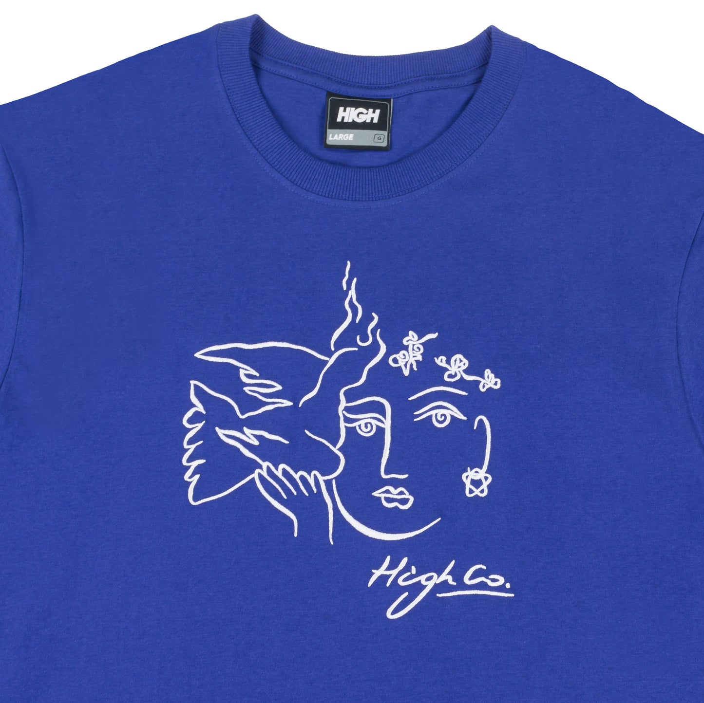 High Company Tee Picasso Blue