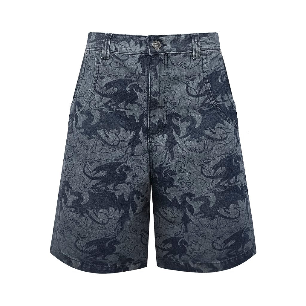 BERMUDA MAD JEANS DRAGON CAMO