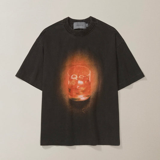 CAMISETA QC NEGRONI BOXY STONED PRETO
