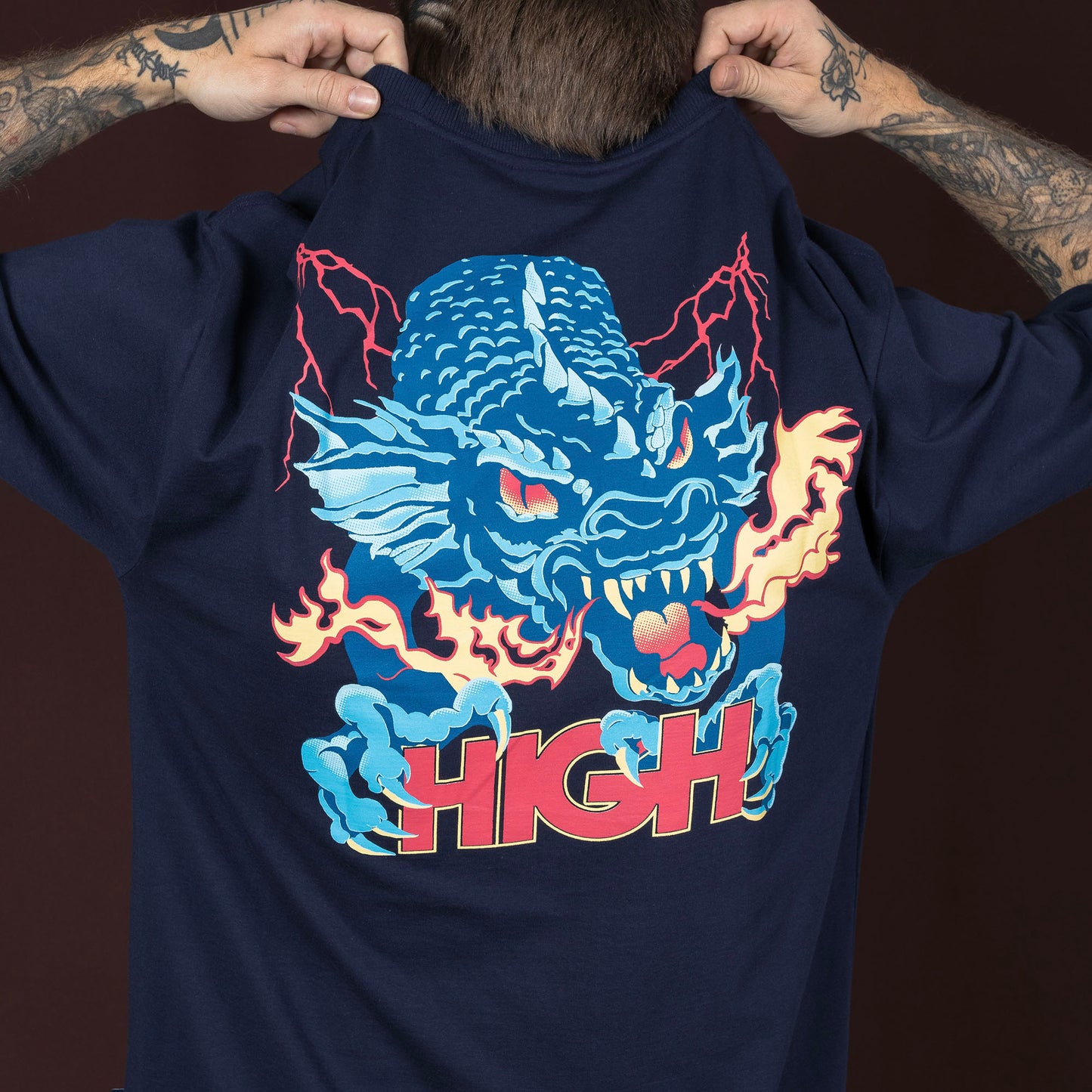 High Company Tee Hydra Navy