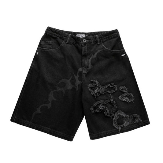 High Company Jeans Shorts Universe Black