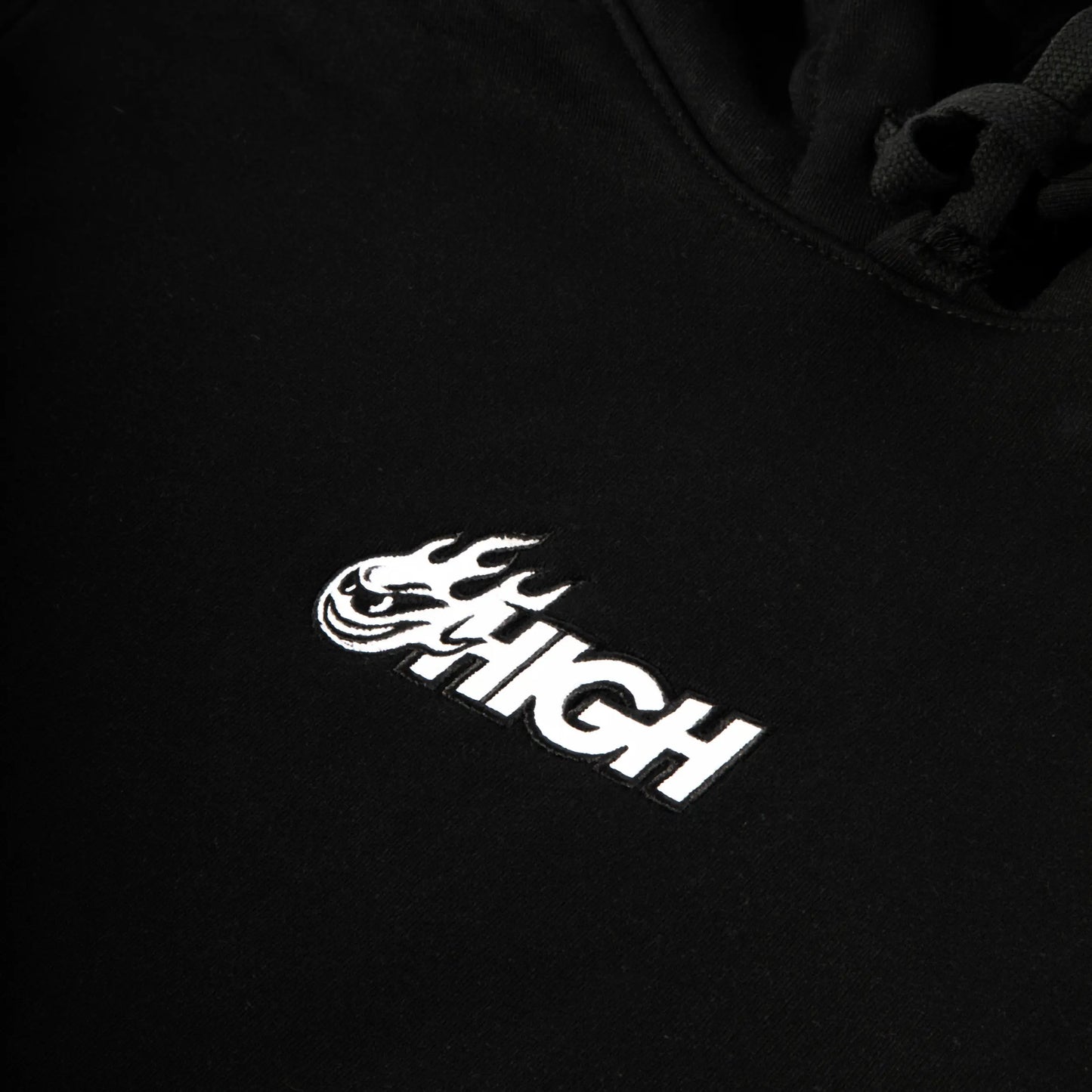 High Company Hoodie Freddy Flames Black