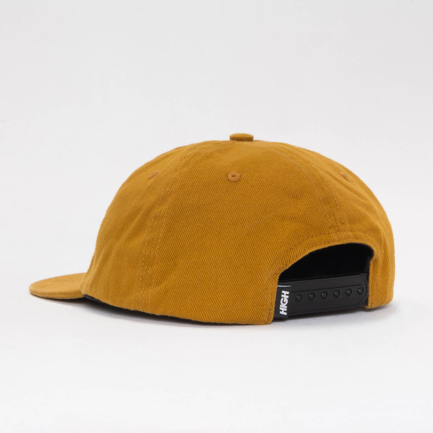 High Company Bleached 6 Panel Mustard