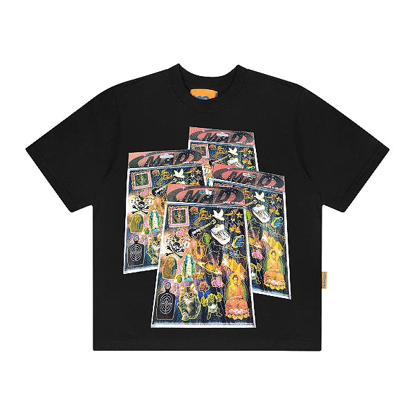 CAMISETA MAD FEITO NO BRASIL (PRETA)