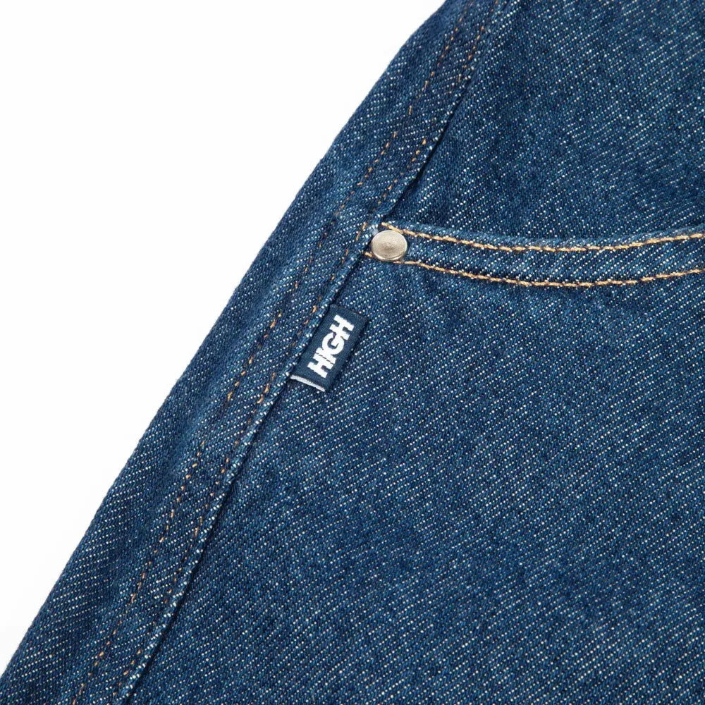 High Company Denim Pants H-Line Raw Washed