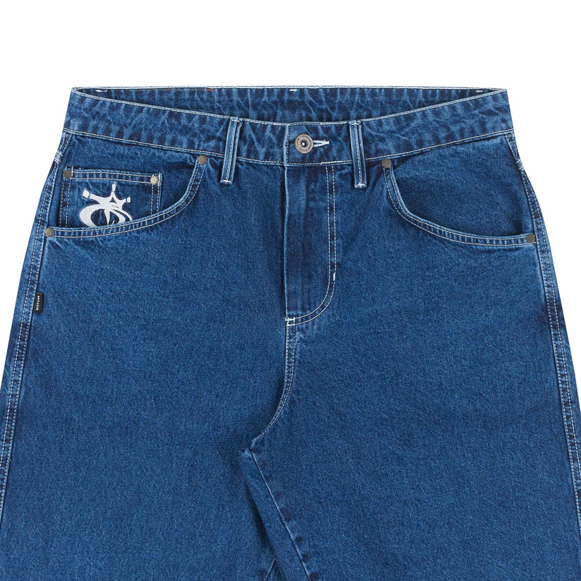 Disturb Blackzone Denim Shorts in Blue
