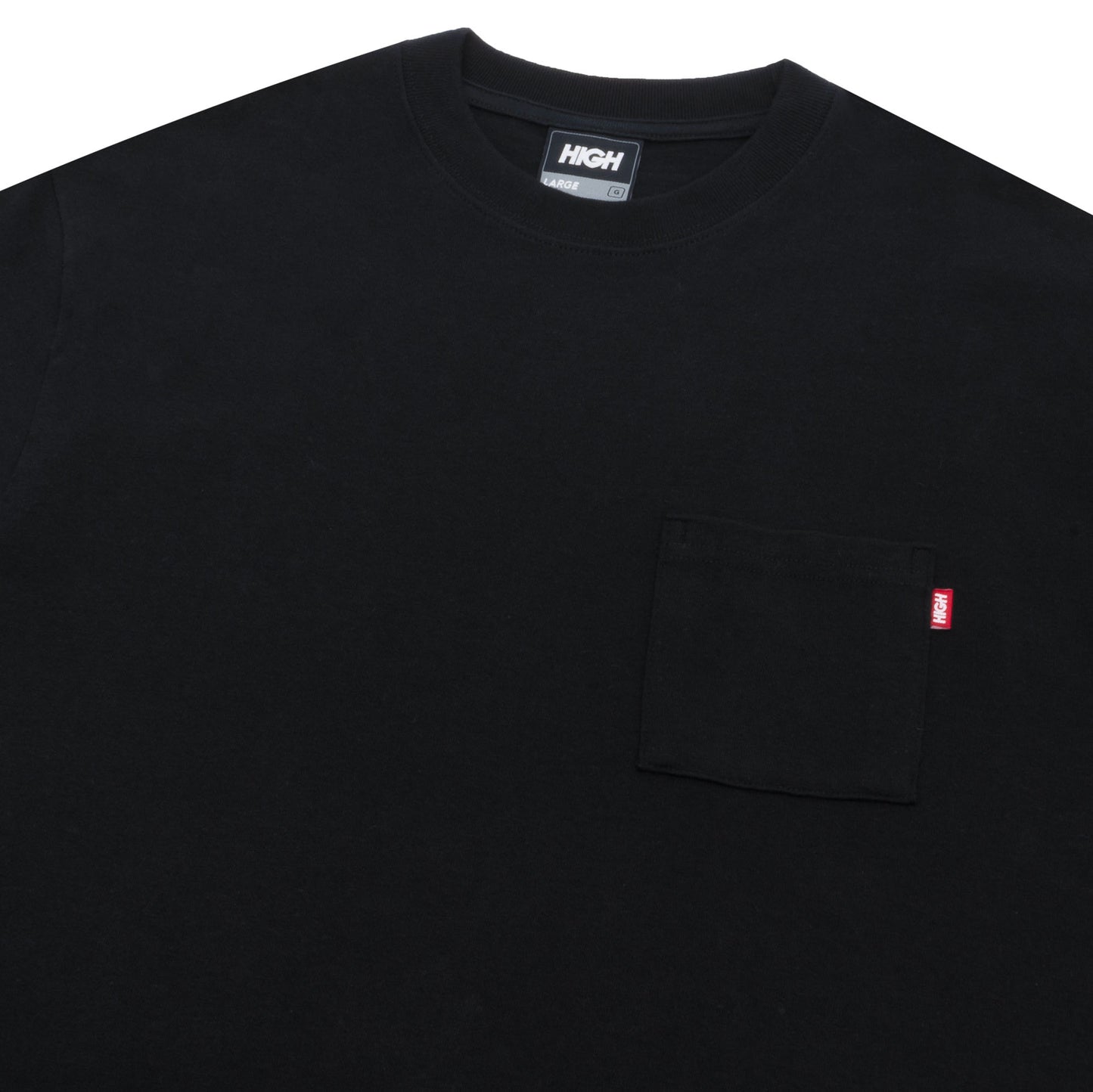 High Company Work Tee Outline Logo Black