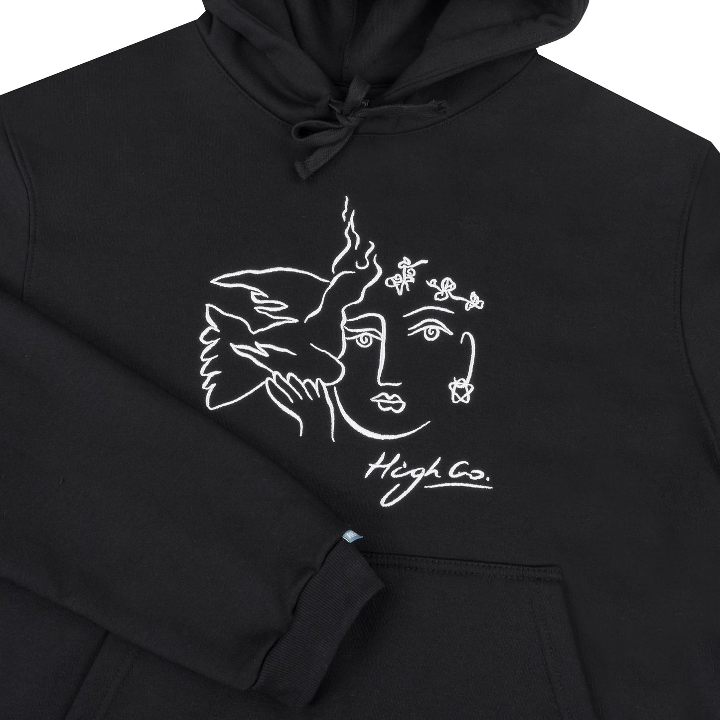 High Company Hoodie Picasso Black