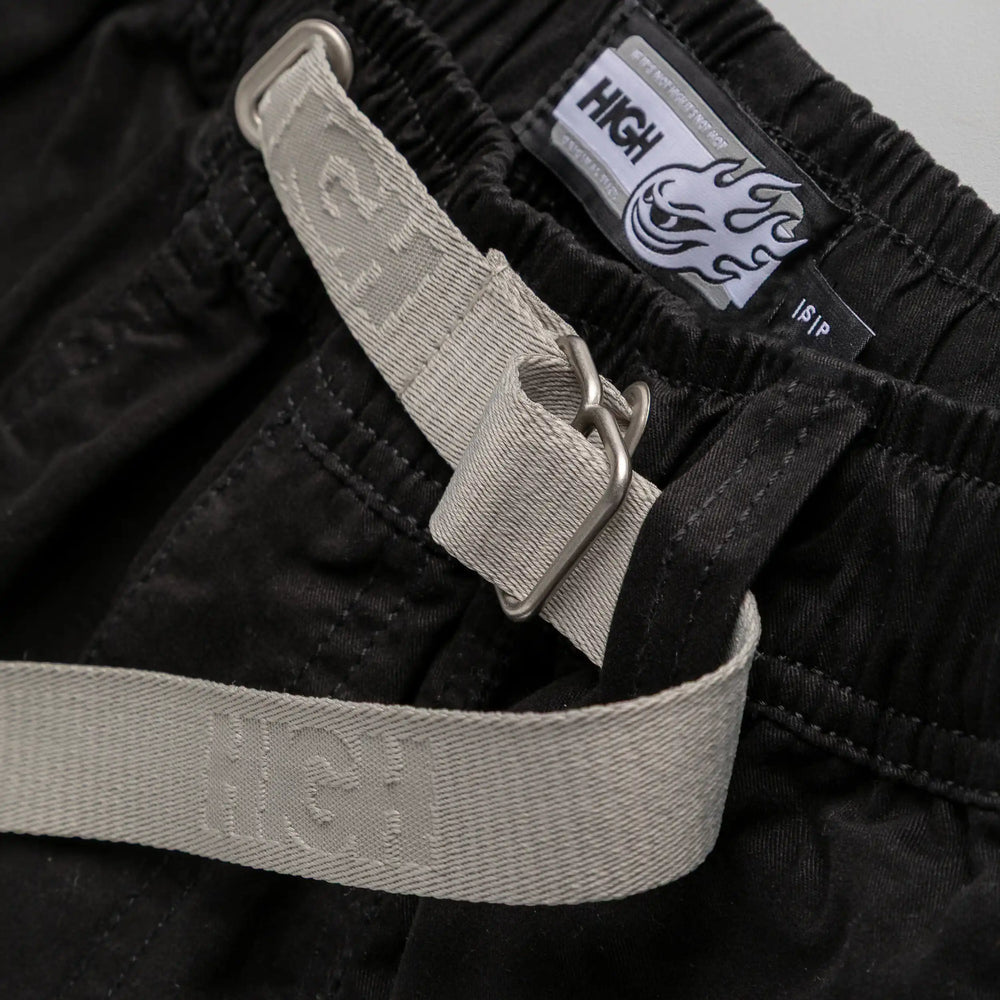 High Company Strap Shorts Hustle Black